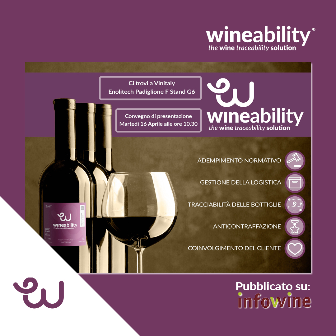 Il portale “Infowine” scrive della soluzione Wineability